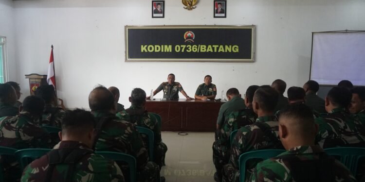 Penekanan Dandim Batang, Tingkatkan Kewaspadaan di Saat Musim Penghujan