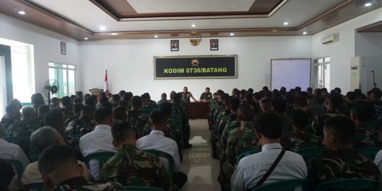 Penekanan Dandim Batang, Tingkatkan Kewaspadaan di Saat Musim Penghujan