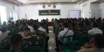 Penekanan Dandim Batang, Tingkatkan Kewaspadaan di Saat Musim Penghujan