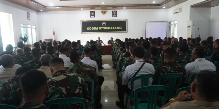 Penekanan Dandim Batang, Tingkatkan Kewaspadaan di Saat Musim Penghujan