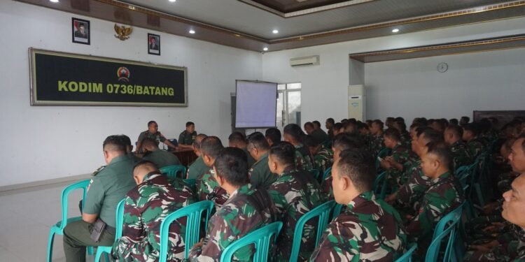 Penekanan Dandim Batang, Tingkatkan Kewaspadaan di Saat Musim Penghujan