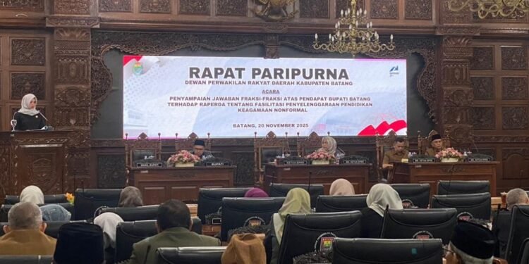 Terungkap! Begini Sikap Fraksi DPRD Batang Soal Raperda Pendidikan Keagamaan