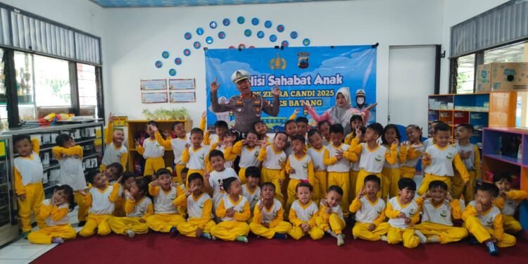 Operasi Zebra Candi 2025, Satlantas Batang Tanamkan Kesadaran Berlalin Sejak Usia Dini