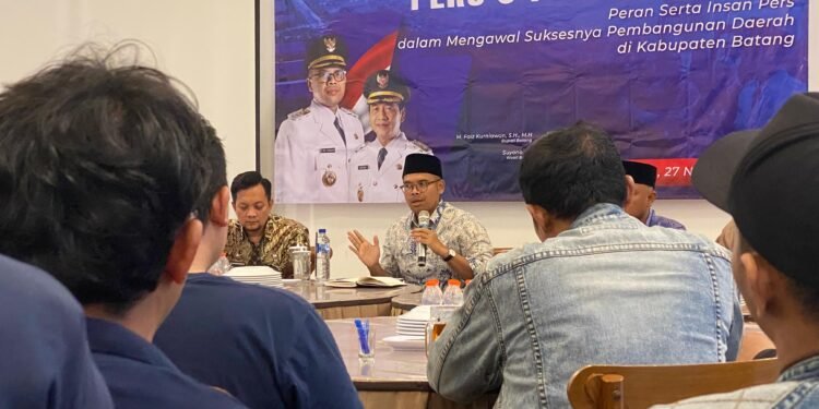 Bupati Batang Paparkan Visi Pembangunan Daerah di Hadapan Insan Pers