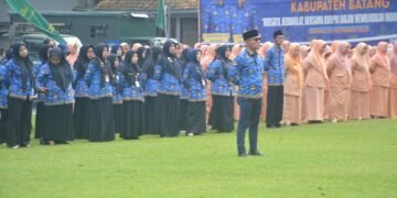 HUT KORPRI dan DWP, Wabup Batang Tekankan Integritas dan Pelayanan Publik