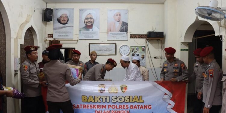 Reserse Polri 78 Tahun: Satreskrim Polres Batang Tunjukkan Kepedulian Lewat Aksi Sosial