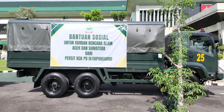 Dari Kodam IV/Diponegoro untuk Aceh dan Sumatera: Uluran Tangan untuk warga yang tertimpa musibah
