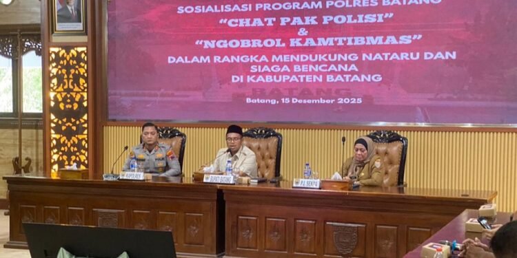 Jelang Nataru, Polres Batang Luncurkan “Chat Pak Polisi” dan “Ngobrol Kamtibmas”