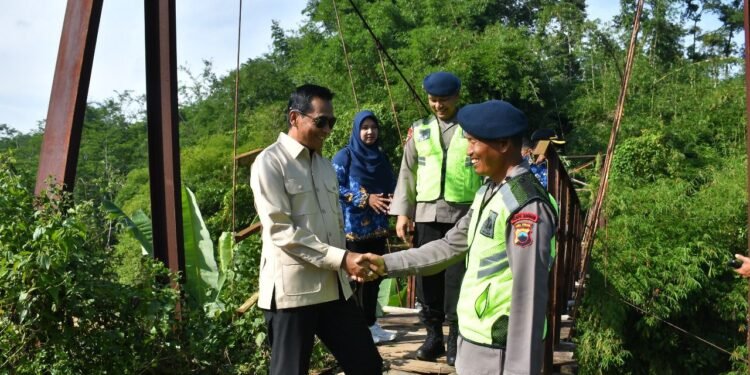 Gerak Cepat Wabup Batang, Jembatan Gantung Si Guo Siwatu Diperbaiki