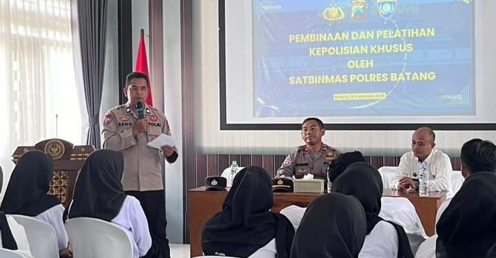 Antisipasi Gangguan Kamtib, Satbinmas Polres Batang Latih Pengamanan Lapas