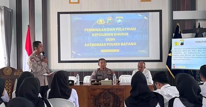 Antisipasi Gangguan Kamtib, Satbinmas Polres Batang Latih Pengamanan Lapas