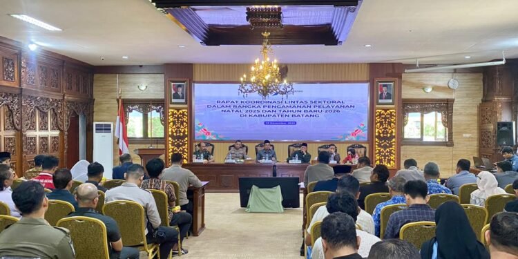 Matangkan Pengamanan Nataru, Bupati Batang Fokus Lalu Lintas hingga WFA