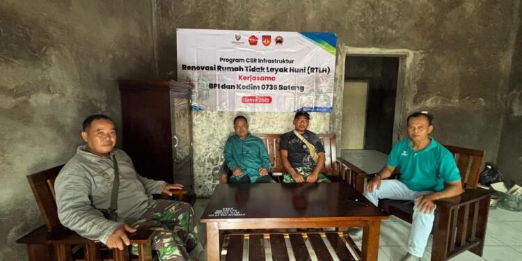 Lewat Program CSR, PLTU Batang dan Kodim 0736 Renovasi Rumah Nelayan Roban Timur