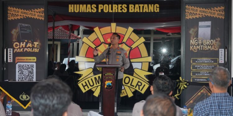 Media Management Center Jadi Warisan AKBP Edi Rahmat Mulyana untuk Polres Batang