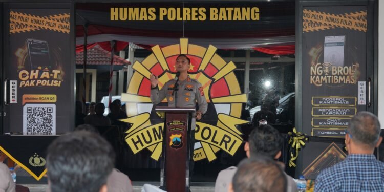 Media Management Center Jadi Warisan AKBP Edi Rahmat Mulyana untuk Polres Batang