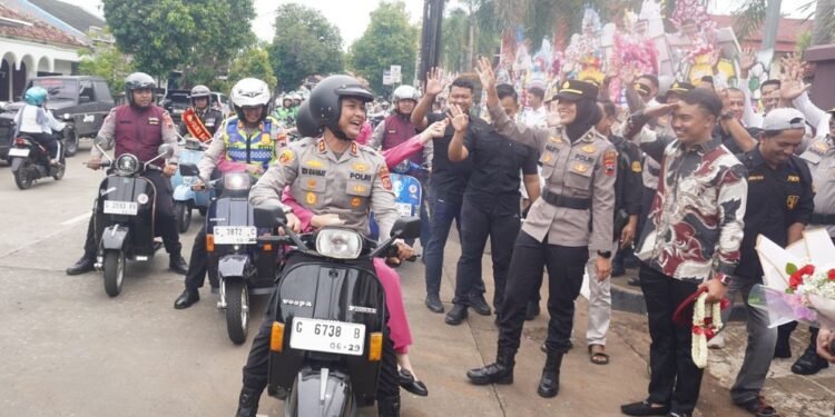 Forum Wartawan Iringi Pelepasan AKBP Edi Rahmat Mulyana dari Polres Batang