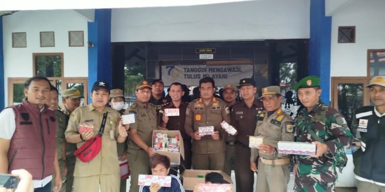Ribuan Rokok Ilegal Berhasil Diamankan Satpol PP Batang
