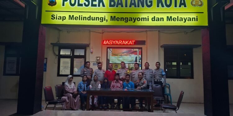 Aksi Kemanusiaan Polsek Batang Kota, Remaja Hilang Akhirnya Kembali ke Pelukan Keluarga