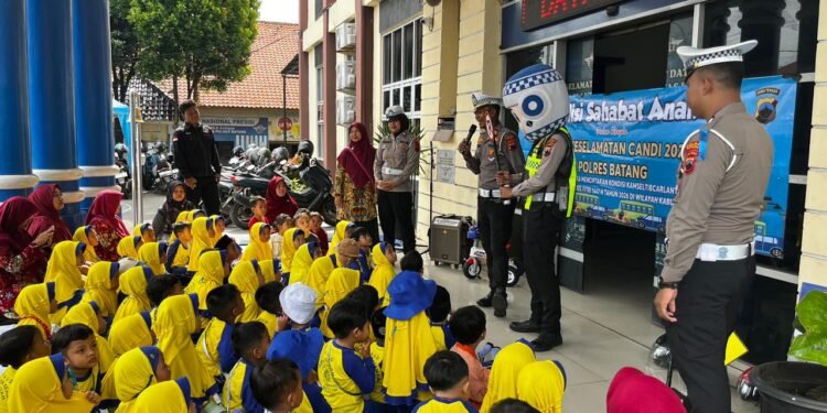 Edukasi Keselamatan Lalu Lintas Sejak Dini, Ini Yang Dilakukan Satlantas Polres Batang