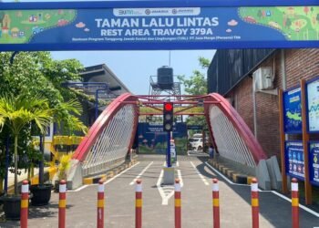 Tingkatkan Kenyamanan Pemudik, Rest Area KM 379A Batang Dilengkapi Taman Lalu Lintas