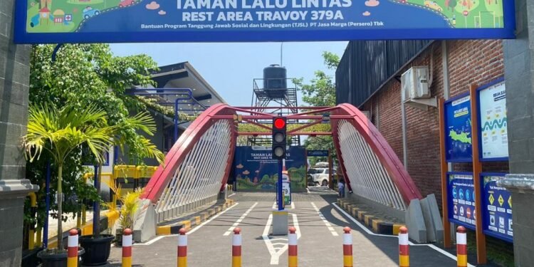 Tingkatkan Kenyamanan Pemudik, Rest Area KM 379A Batang Dilengkapi Taman Lalu Lintas