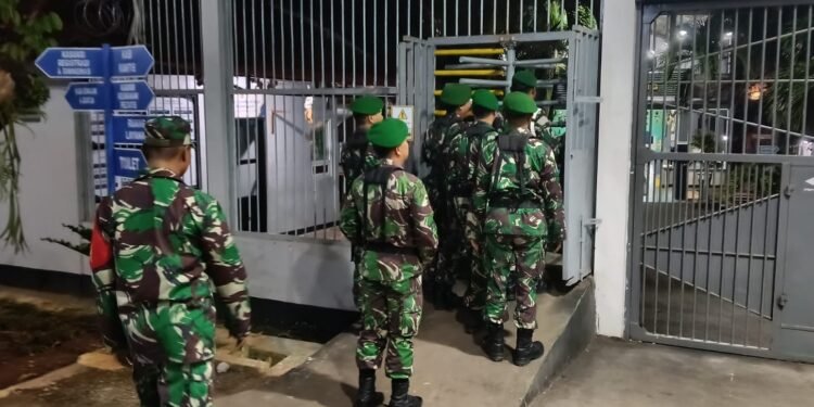 Kodim 0736/Batang Laksanakan Patroli ke Lapas Kelas IIB, Pastikan Keamanan Hari Raya Idul Fitri