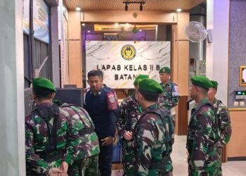 Kodim 0736/Batang Laksanakan Patroli ke Lapas Kelas IIB, Pastikan Keamanan Hari Raya Idul Fitri