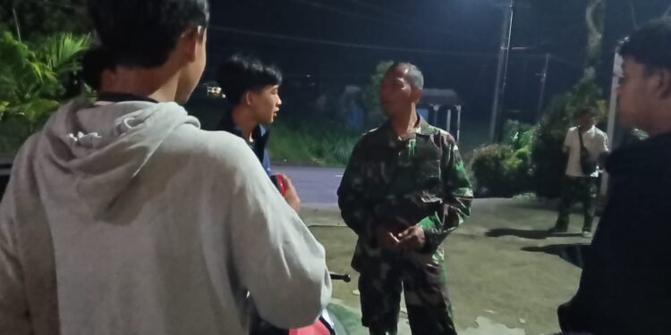 Babinsa Tetap Laksanakan Patroli Kewilayahan di Hari Raya Idul Fitri