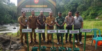 Groundbreaking Pembangunan Jembatan Garuda Tahap III Satuan Kodim 0736/Batang dimulai