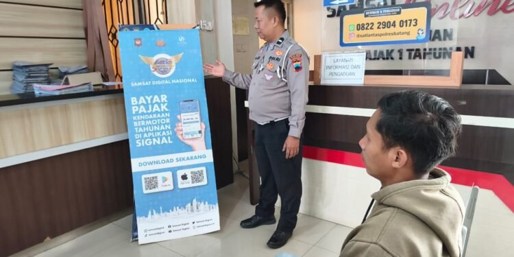 Kapolres Batang: Aplikasi Signal Solusi Praktis Bayar Pajak Kendaraan di Era Digital