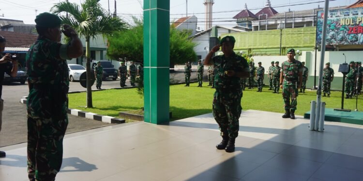 Komandan Kodim Pimpin Upacara Kenaikan Pangkat, Jadikan Motivasi Dan Inspirasi Mantapkan Etos Kerja