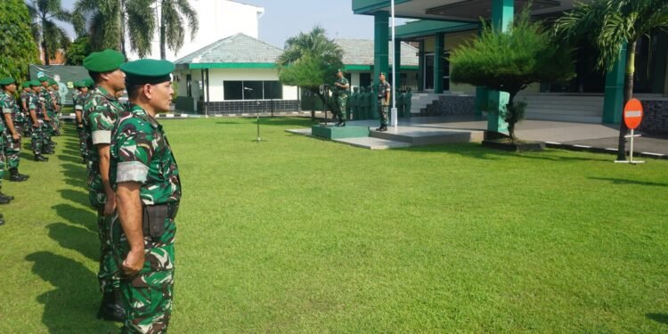 Komandan Kodim Pimpin Upacara Kenaikan Pangkat, Jadikan Motivasi Dan Inspirasi Mantapkan Etos Kerja