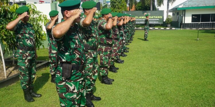 Komandan Kodim Pimpin Upacara Kenaikan Pangkat, Jadikan Motivasi Dan Inspirasi Mantapkan Etos Kerja