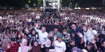 Aparat Gabungan Sukses Amankan Konser NDX AKA di Batang, Situasi Tetap Kondusif