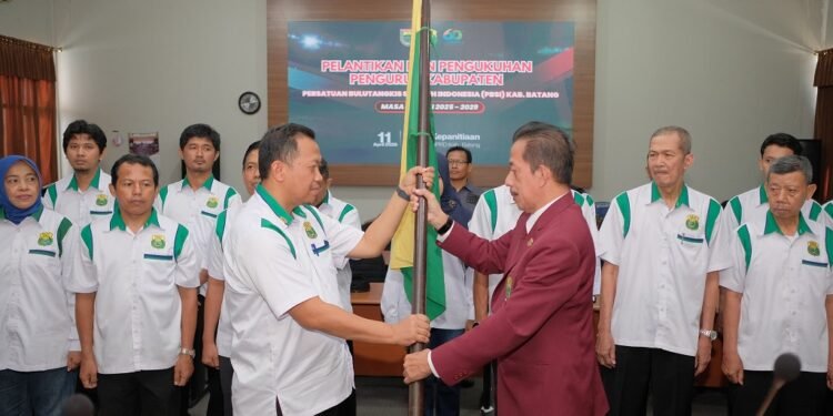 PBSI Batang Dikukuhkan, Targetkan Atlet Lolos 10 Besar Porprov