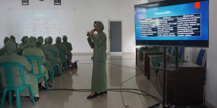 Rapat Rutin Persit Kartika Chandra Kirana Cabang XXIV Kodim 0736/Batang