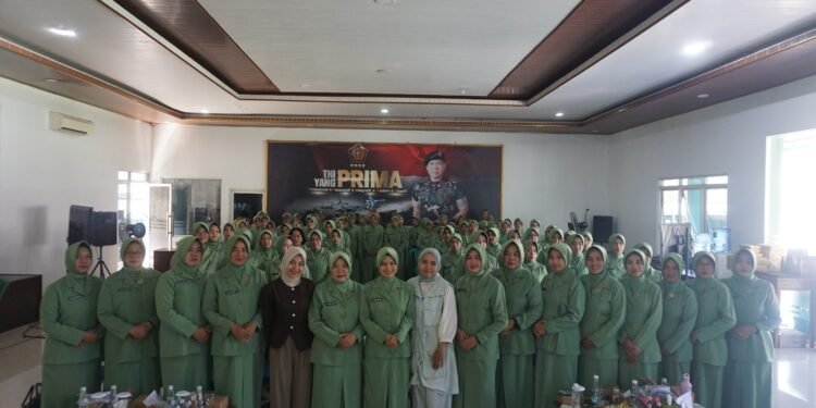 Rapat Rutin Persit Kartika Chandra Kirana Cabang XXIV Kodim 0736/Batang