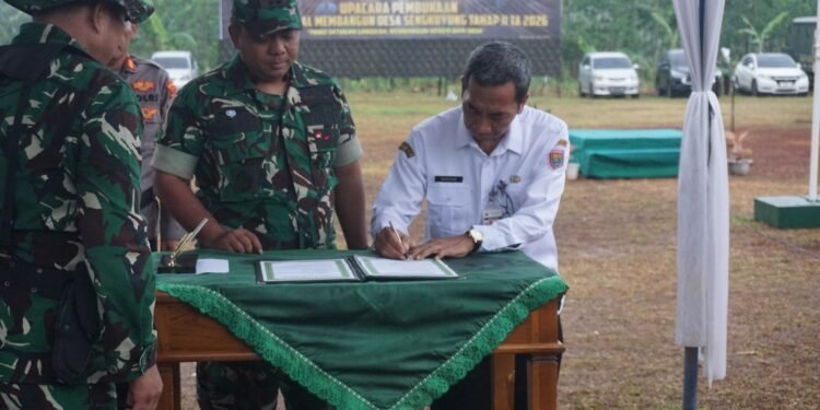 TMMD Sengkuyung Tahap II Kodim Batang Resmi dibuka di Desa Sigayam