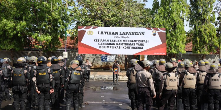 Jaga Kondusivitas Wilayah, Polres Batang Matangkan Strategi Pengamanan Situasi Darurat