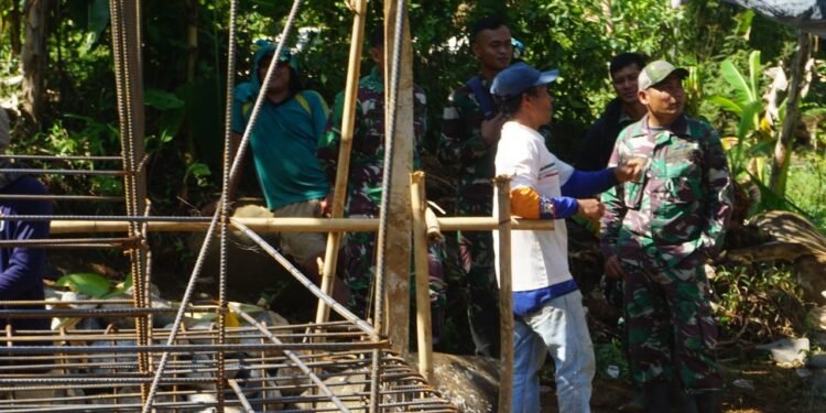TNI Pastikan Pembangunan Jembatan Perintis Garuda Sesuai Spesiifikasi