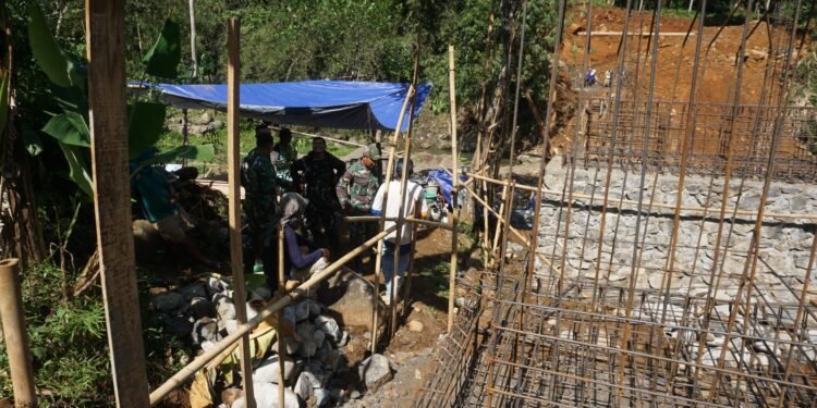 TNI Pastikan Pembangunan Jembatan Perintis Garuda Sesuai Spesiifikasi