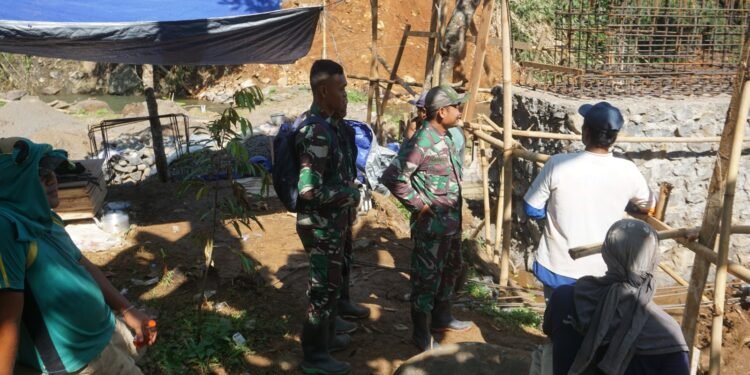 TNI Pastikan Pembangunan Jembatan Perintis Garuda Sesuai Spesiifikasi