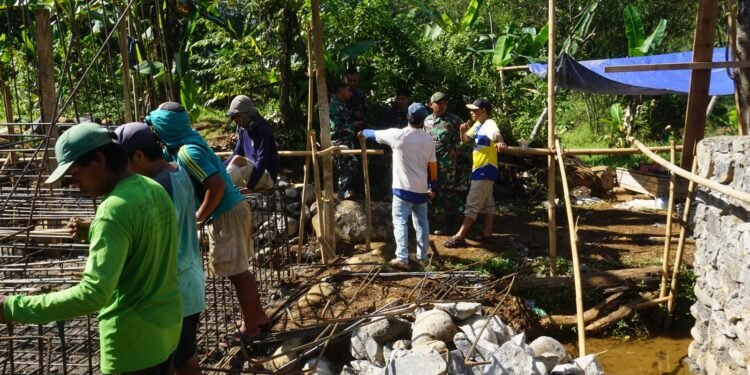 TNI Pastikan Pembangunan Jembatan Perintis Garuda Sesuai Spesiifikasi