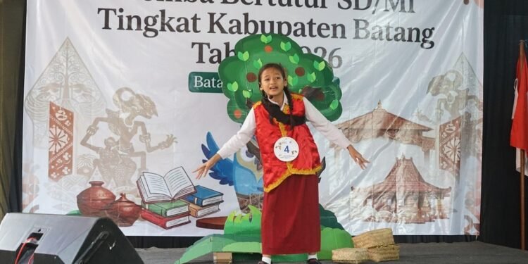 Tumbuhkan Kecintaan pada Cerita Rakyat, Disperpuska Batang Gelar Lomba Bertutur