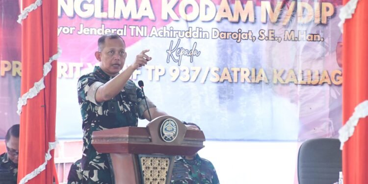 Pangdam IV/Diponegoro Tinjau Kesiapan Satuan Yon TP dan Brigif 43/Muria