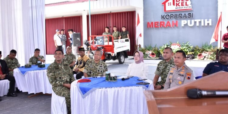 Peresmian 531 KDKMP di Wilayah Kodam IV Jadi Motor Penggerak Ekonomi Desa