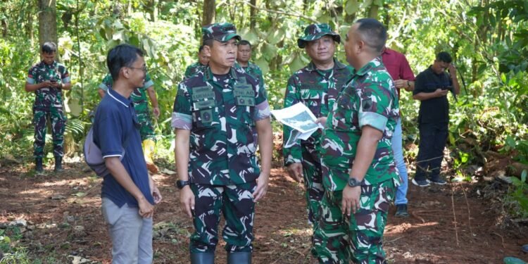 Danrem 071/Wijayakusuma Tinjau Lokasi Pembangunan Yonif TP di Batang
