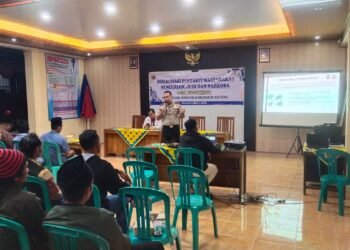 Jaga Kondusivitas Desa Penyangga, Polsek Bandar Sosialisasikan Bahaya Pekat