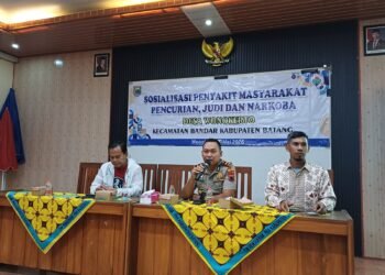 Polisi Gandeng Pemuda, Polsek Bandar Sosialisasikan Bahaya Pekat dan Narkoba di Wonokerto