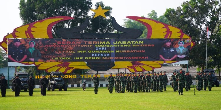 Pangdam IV/Diponegoro Pimpin Sertijab Danyonif 400/Banteng Raiders, Tegaskan Semangat Juang dan Kehormatan Prajurit Raider